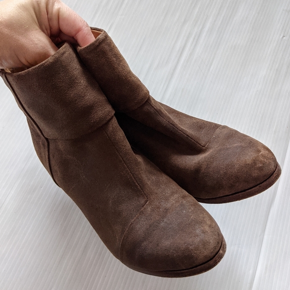RAG and BONE Newbury brown leather heeled ankle boots women's size 7 - Picture 5 of 12